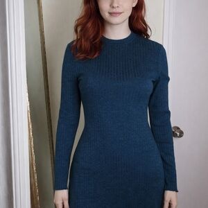 Arizona Love Teal Long Sleeve Dress